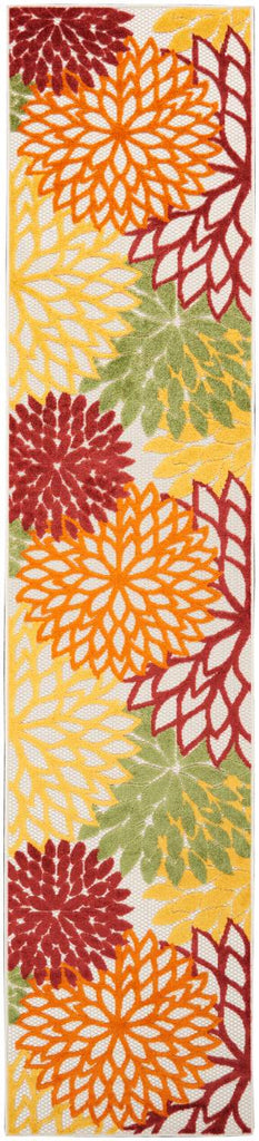 nourison aloha alh05 red multi colored rug
