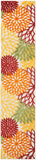 nourison aloha alh05 red multi colored rug