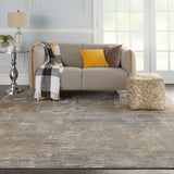 nourison solace sla01 grey beige rug