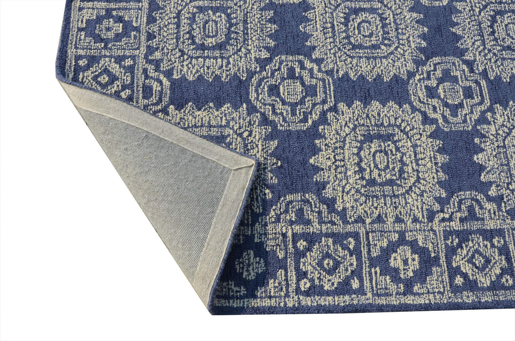 kas oriental hudson 2469 navy rug