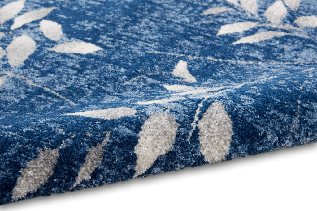 nourison river flow rfv03 navy ivory rug