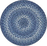 homespice decor jute braided denim blue rug
