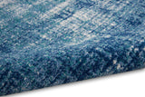 nourison river flow rfv02 teal ivory blue rug