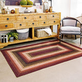 homespice decor jute braided prescott black rug