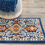 nourison passion psn32 blue multicolor rug