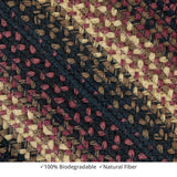 homespice decor jute braided prescott black rug