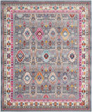 nourison vintage kashan vka05 grey multi rug