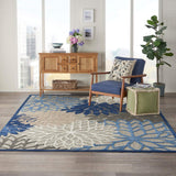 nourison aloha alh05 blue multicolor rug