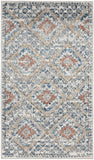 nourison quarry qua16 blue ivory rug