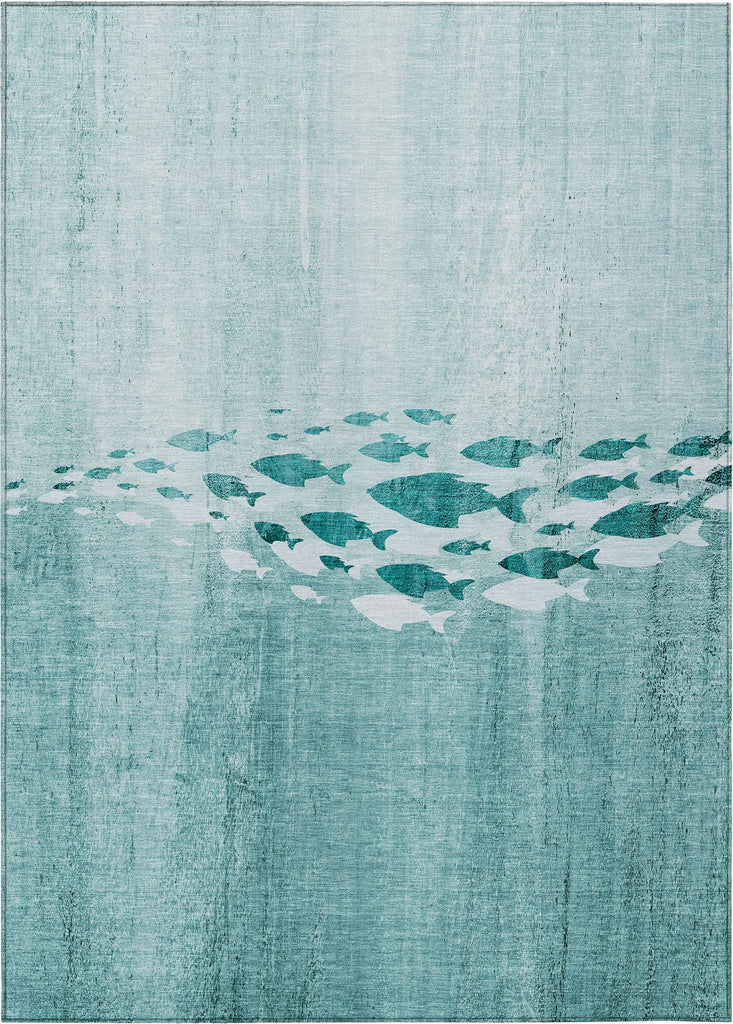 addison chantille acn627 teal rug
