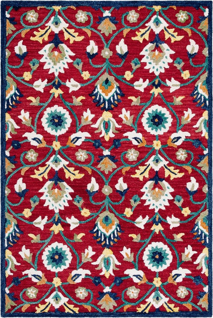 safavieh clearance blossom blm562q red rug