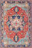surya iris irs 2308 bright red rug