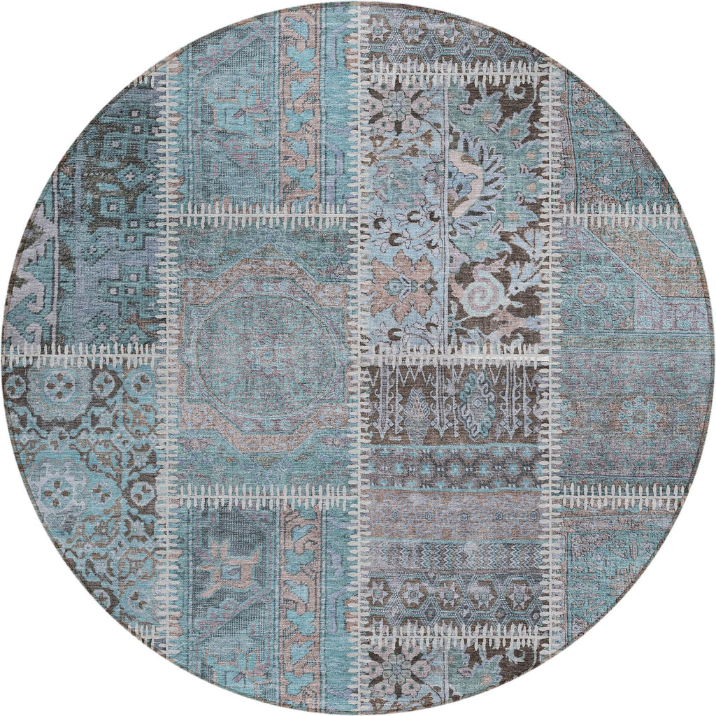 addison chantille acn635 teal rug
