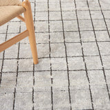 nourison quarry qua13 ivory grey rug