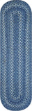 homespice decor jute braided denim blue rug