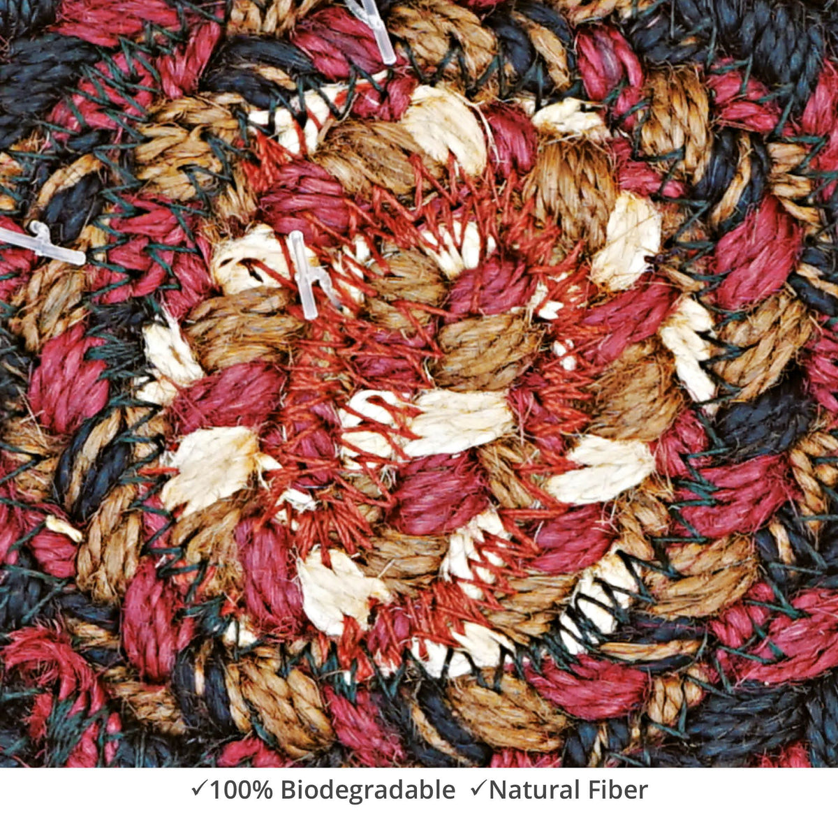 homespice decor jute braided prescott black rug