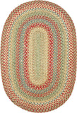 homespice decor jute braided azalea red rug