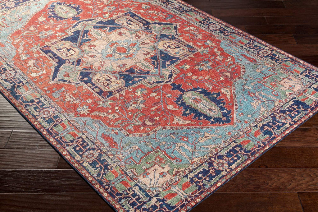 surya iris irs 2308 bright red rug