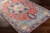 surya iris irs 2308 bright red rug