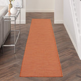 nourison positano pos01 terracotta rug