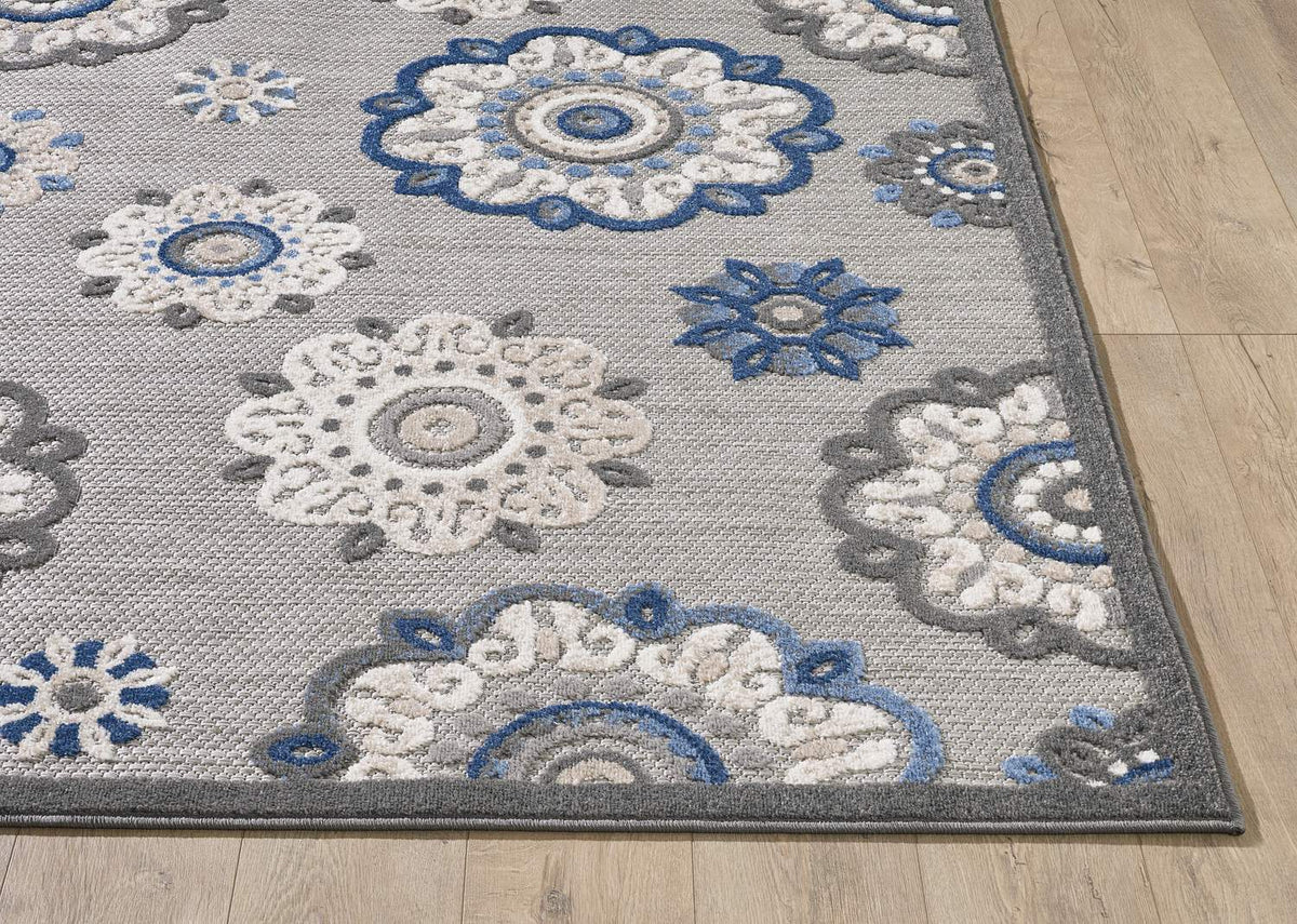 kas oriental calla 6932 grey rug