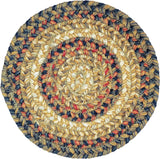 homespice decor jute braided russett beige rug