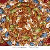 homespice decor jute braided azalea red rug