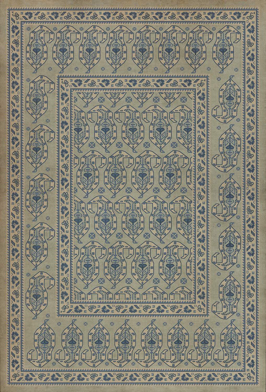 spicher and company persian bazaar kintala albastru rug