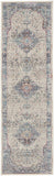 nourison vintage kashan vka07 ivory blue rug