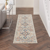 nourison tranquil tra06 ivory multicolor rug