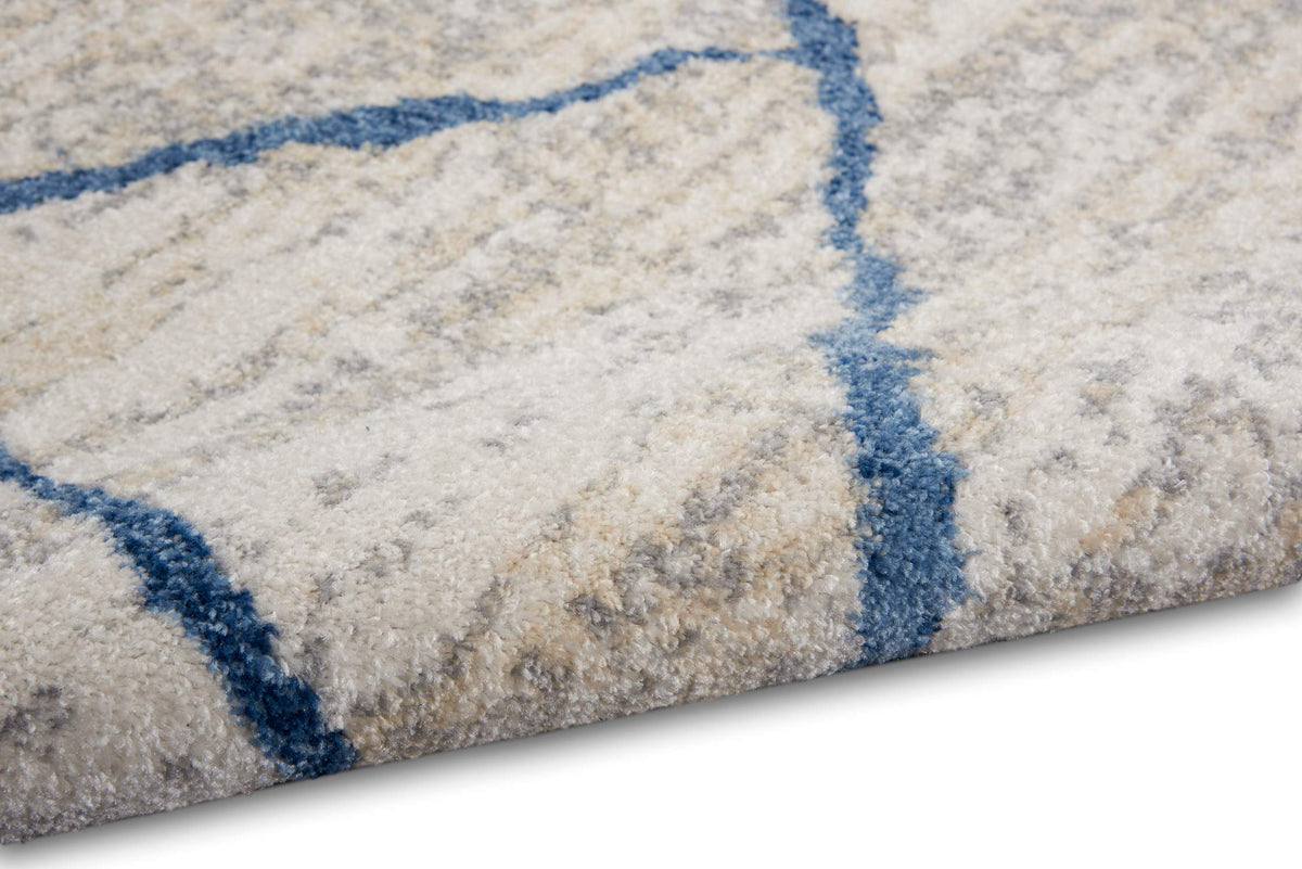nourison river flow rfv05 ivory blue rug