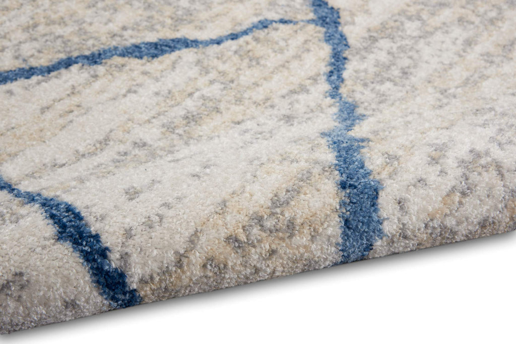 nourison river flow rfv05 ivory blue rug