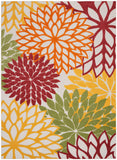 nourison aloha alh05 red multi colored rug