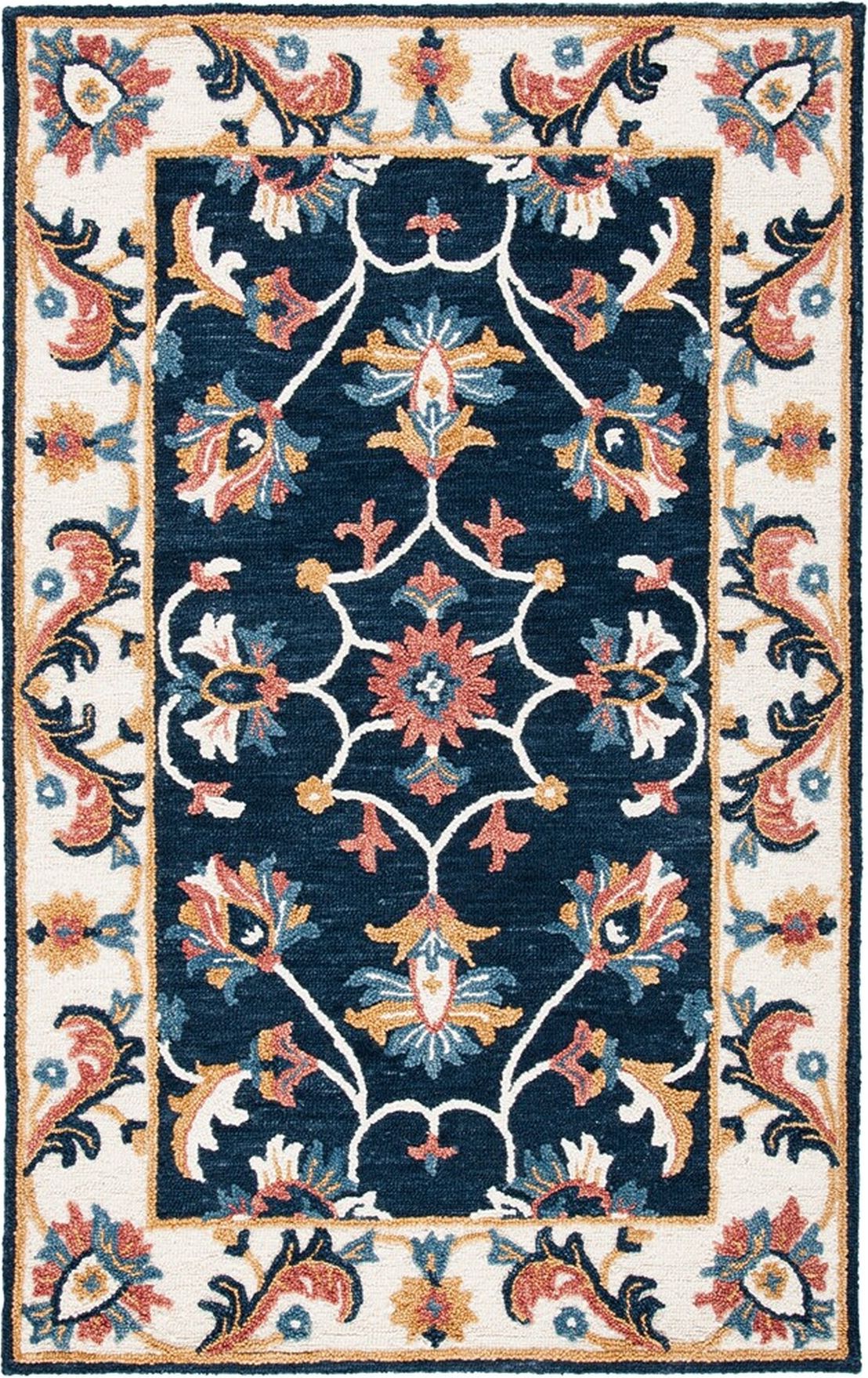 safavieh clearance blossom blm176m blue rug