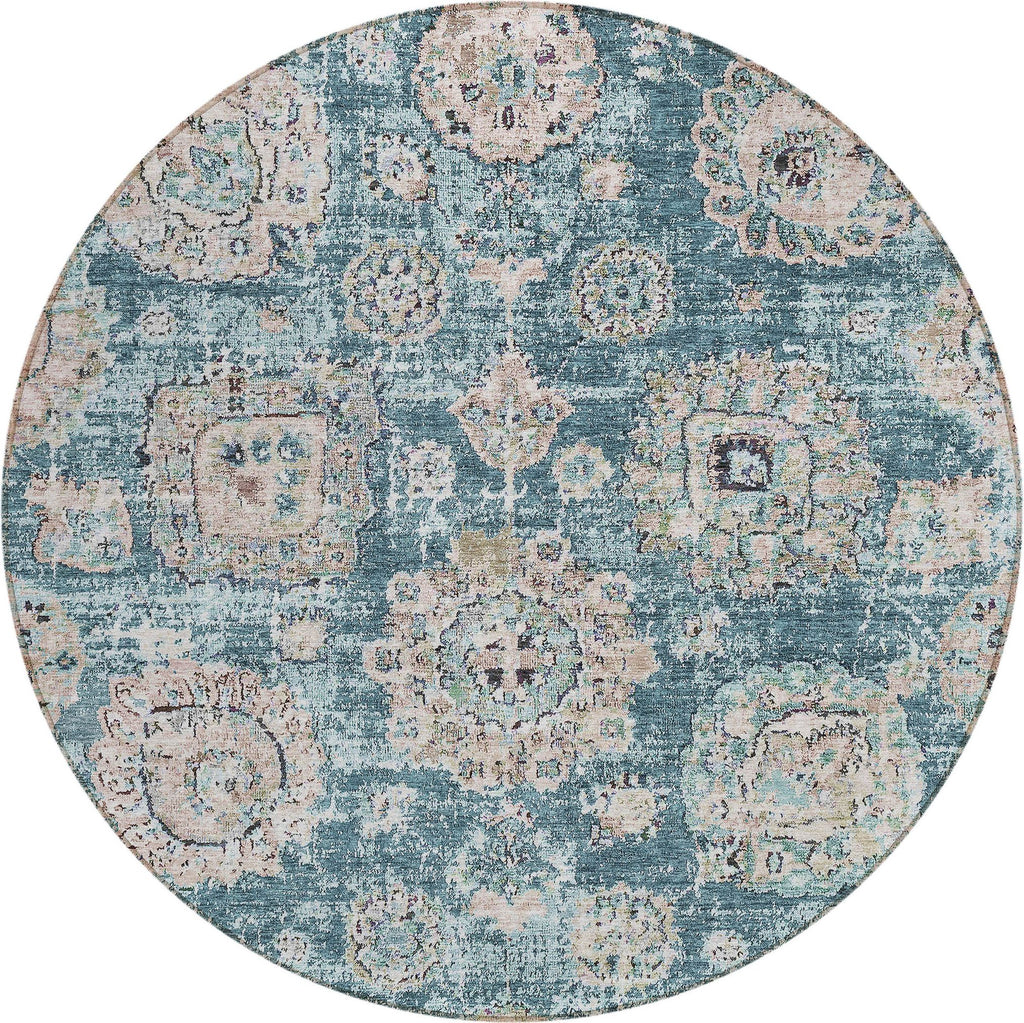 addison chantille acn634 teal rug