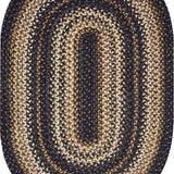 homespice decor jute braided kilimanjaro brown rug