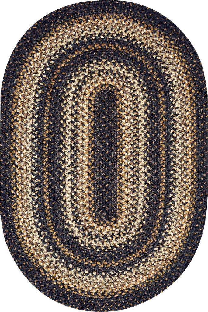 homespice decor jute braided kilimanjaro brown rug