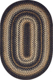 homespice decor jute braided kilimanjaro brown rug