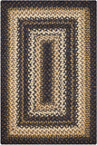 homespice decor jute braided kilimanjaro brown rug