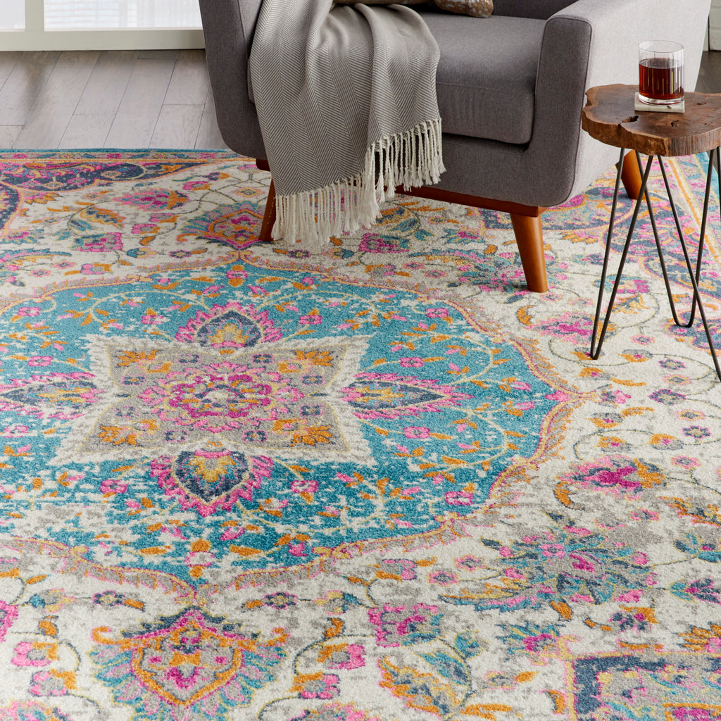 nourison passion psn22 ivory multi rug