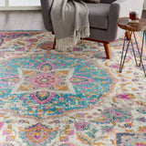 nourison passion psn22 ivory multi rug