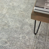 nourison starry nights stn03 silver cream rug