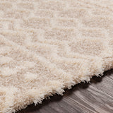 Surya rug co. | cream rug | Urban shag | shag rug | rugs done right