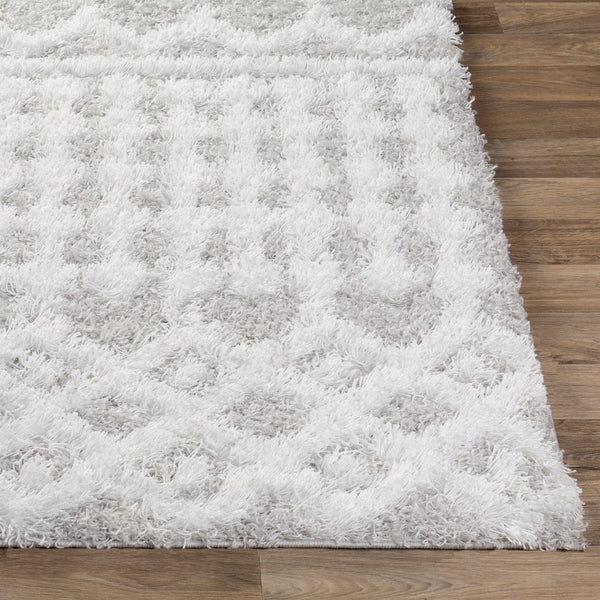 surya urban shag usg 2310 white rug