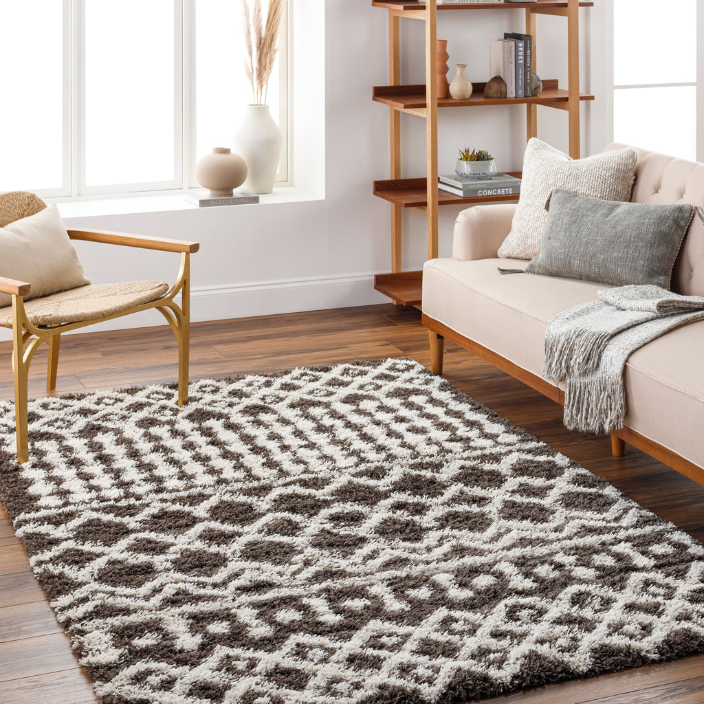 surya urban shag usg 2342 light grey rug