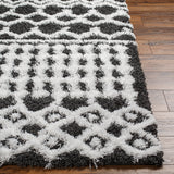 surya urban shag usg 2344 dark grey rug