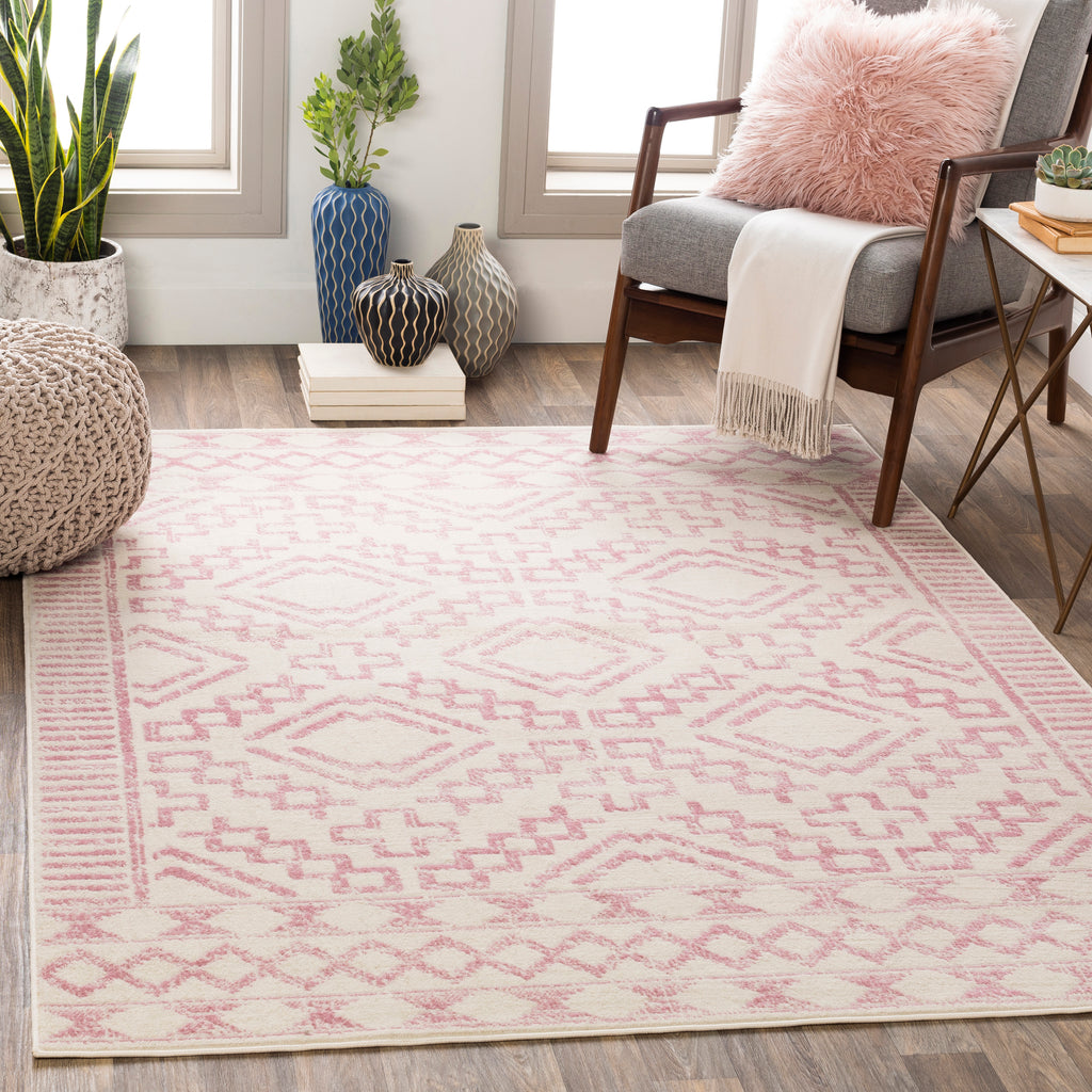 surya ustad ust 2313 pale pink rug