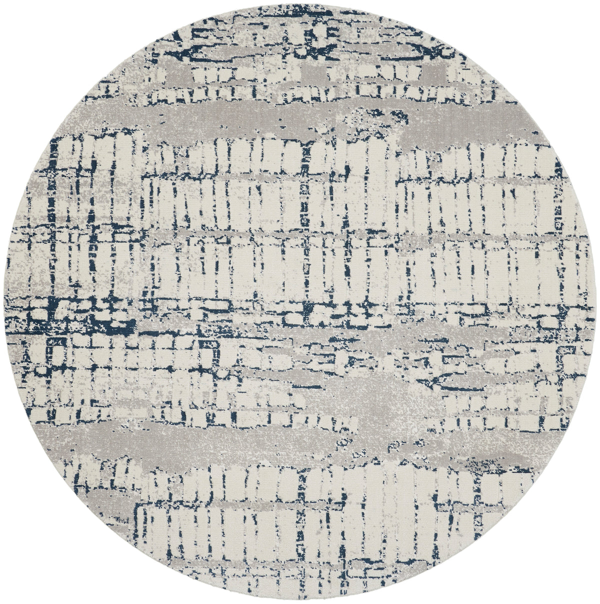 nourison twilight twi10 ivory navy rug