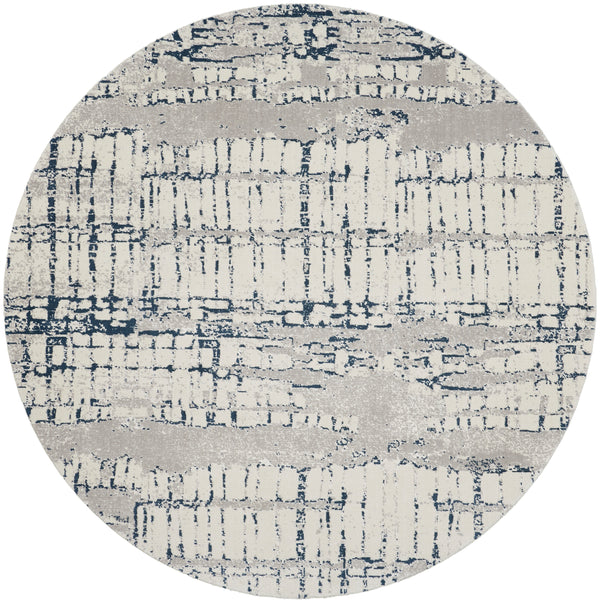 nourison twilight twi10 ivory navy rug