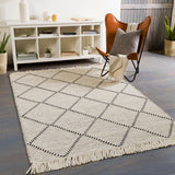 surya uttar utt 2302 black rug
